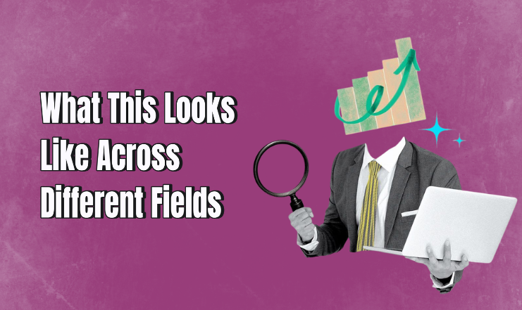 what this looks like across different fields